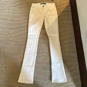 White Joes jeans micro flare